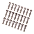 thumbnail image 3 of 24x Reemplazos De Tornillos De Poste De Recogida De Hierro 3x20mm Para Piezas De Guitarra Eléctrica, Color De Níquel Sunnimix Tornillos de recogida de guitarra Humbucker, 3 of 8