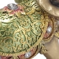 thumbnail image 5 of BIMZUC Small Elephant Statue Wealth Lucky Feng Shui Figurine Home Decor House Warming Present TV Cabinet Entryway Decoration Resin Green 4.72 inches / 12 cm for Living Room Bedroom Office Gift, 5 of 5