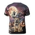 thumbnail image 2 of Spooky Halloween Night Witch Chinese Shar-Pei Glowing Pumpkins All Over Print 3D Shirt Unisex Merch Dog Lover - 12015, 2 of 6