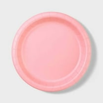 20ct 8.5" Disposable Dinner Plates Light Pink - Spritz