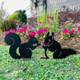 thumbnail image 1 of 2pc Yard Art Garden Inserts Animal Hollow Inserts Yard Decoration, 1 of 6