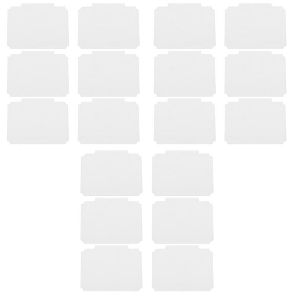 24 Pack Basket Labels Clip On for Pantry Organization and Storage Baskets Bin Labels