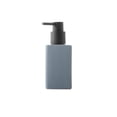 thumbnail image 2 of Botella de loción azul opaca de cerámica, diseño cuboide horizontal/vertical for champú, gel de ducha y desinfectante de manos, 1 paquete, 2 of 2