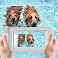 thumbnail image 1 of BAOPAI Waterproof Phone Pouch IPX8 Universal Phone Case For Beach Swimming Underwater Activities With Lanyard Fits All Phones Up To 6 7In, 1 of 8