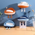 thumbnail image 2 of Wosthever Soporte de esponja para colgar en la pared, perforador, organizador de drenaje gratuito, decoración de nubes, organización del hogar, Cocina y Comedor Azul claro, 2 of 6
