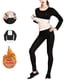 thumbnail image 1 of Pantalones Adelgazantes Para El Sudor De Las Mujeres + Tops Fat Burner Cintura Entrenador Control De Barriga Conjunto De Pérdida De Peso Eigraketly OD015901-05, 1 of 6
