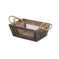 thumbnail image 4 of Set of 3 Tapered Wood Crates with Wire Panels, 4 of 7