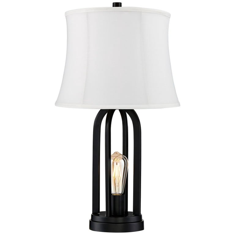 Marcel black led usb night online light table lamps set of 2