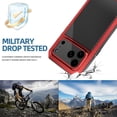thumbnail image 2 of Funda Mangix para iPhone 17 Pro Max de metal con cristal templado rojo, 2 of 7