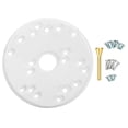 thumbnail image 1 of Router Universal Base Plate Acrylic with Centering Pin Screws for Trim Routers Woodworking Auxiliary Tool, 1 of 14