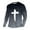 Black, variant on ZCFZJW Ombre Sweatshirts for Men Casual Tie Dye Gradient Cross Print Long Sleeve Crewneck Pullover Tops Trendy Athletic Basic T-Shirts Black XXXXXL