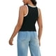 thumbnail image 3 of Camisetas casuales sin mangas de verano para mujer ATHLECHIC, con cuello redondo y bloques de color en negro, rosa y blanco, talla XL, 3 of 5