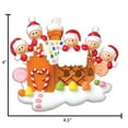 thumbnail image 6 of Personalized Gingerbread House Family of 5 Xmas Ornament 2024 - Gingerbread Christmas Decorations, 6 of 10