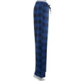 thumbnail image 3 of Musuos Men´s Casual Cotton Pajama Long Pant Elastic Waistband Plaid Sleepwear Lounge Pants, 3 of 5