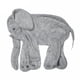 thumbnail image 1 of Elefante de peluche sin relleno, juguete de peluche de algodón PP, suave, almohada para dormir para bebés, juguetes para niños, 1 of 4