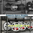 4-Tier Adjustable Metal Wire Storage Rack,Industrial Shelving for ...