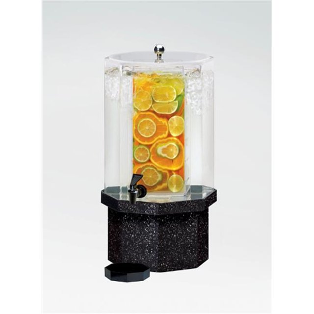 Cal Mil 972-5-17 5 Gallon Octagonal Beverage Dispenser - Granite Charcoal