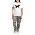 thumbnail image 4 of CafePress - Scottish Terrier Women's Light Pajamas - Women's Short Sleeve Print T-Shirt and Pants Light Cotton Pajama Set, 4 of 7