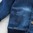 thumbnail image 4 of Spring and Autumn Boys' Baby Clothing Set Fashion Cotton Top+Pants Two-piece Boys' Newborn Children's 76 Denim Set., 4 of 5