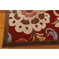 thumbnail image 4 of Nourison Graphic Illusions Red Area Rug GIL23 2'3" x 8', 4 of 5