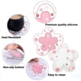 thumbnail image 2 of 2 Pcs de sous-Verres en Silicone en Forme de Fleur, 2 of 5