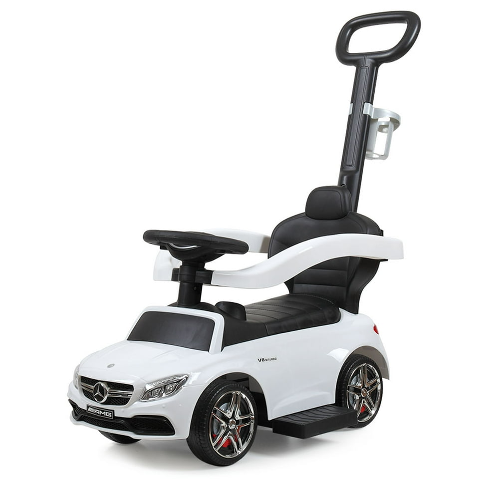 Tobbi Mercedes Benz Kids Ride on Push Car Portable 3 in 1