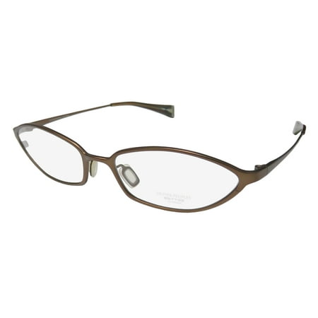 New Oliver Peoples Babs Womens/Ladies Designer Full-Rim Titanium Bronze High-end Gorgeous Trendy Titanium Frame Demo Lenses 53-17-130 Eyeglasses/Eye