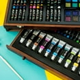 thumbnail image 4 of Art 101 Deluxe Art Set in a Wood Organizer Case, 119 Pieces, 4 of 7