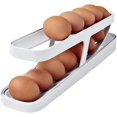 thumbnail image 1 of 1pcs Distributeur Automatique d'Oeufs Rouleau d'Oeufs Réfrigérateur Rouleau Rouleau Rouleau Rouleau Rouleau Rouleau Oeuf Porte-Oeufs Rouleau Conteneur de Stockage, 1 of 3