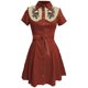 thumbnail image 3 of Vestidos de Mujer Vestido Camisero Con Estampado de Flores Occidentales Para Mujer Vestido Midi Informal de Estilo Retro Con Botones de Verano, 3 of 3