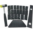 thumbnail image 1 of Installation kit for installing wooden laminate flooring,knocking wedge,socket tool,mallet and 20 spacers, 1 of 5