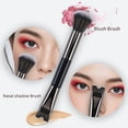 thumbnail image 3 of 2-in-1 Nose Brush for Contouring & Blending - U-Shaped Nose Makeup Brush with Soft Nylon Bristles, Ergonomic Design for Precise Nose Sculpting & Jawline Cheekbones, 3 of 8