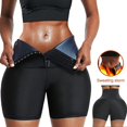 thumbnail image 2 of Sudor Sauna Pantalones Cortos Adelgazar Cintura Entrenamiento Cuerpo Shaper Delgados Leggings Pérdida De Peso Fitnesspangjing, 2 of 4