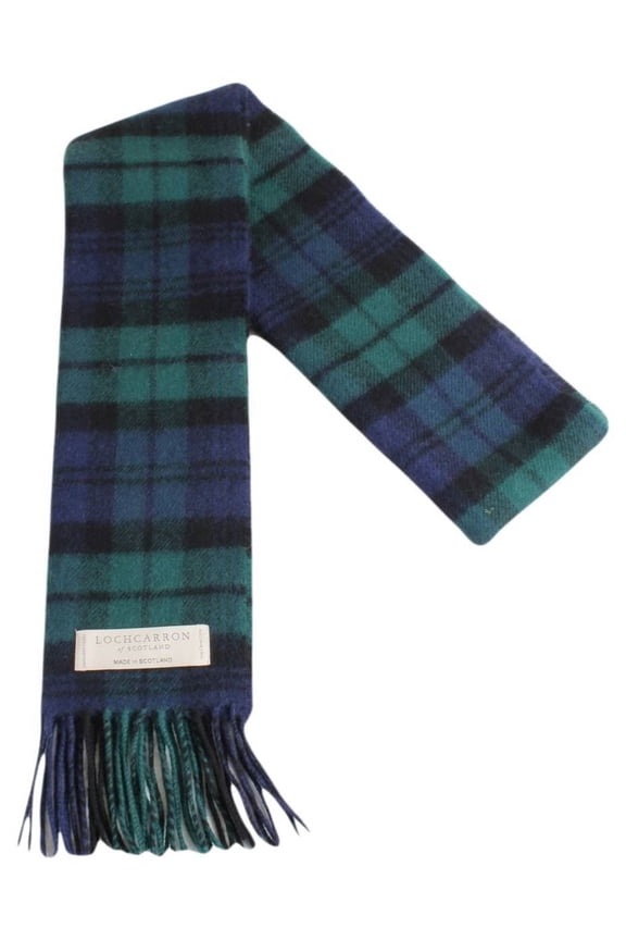 Black Watch Modern Lambwool Scarf - Dark Green/Navy/Black