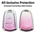 thumbnail image 2 of Yuebutor Key Fob Cover Case Compatible with Cadillac Escalade ESV CTS XTS ATS STS XT4 XT5 CT6 SRX Premium Accessories Shell, 2 of 7