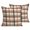 Orange, variant on Throw Pillow Covers 18x18 Inch Set of 2 Orange Buffalo Plaid Decorative Pillows Cushion Case Soft Square Pillowcases Black Check Stripe Throw Pillows for Couch Sofa Bed Chair Home Decor