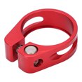 thumbnail image 4 of Abrazadera para tija de sillín de bicicleta de 31,8 mm, clip de tubo, aleación de aluminio, collar de tija de sillín de liberación rápida, color rojo, 31,8 mm, 4 of 10