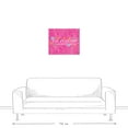 thumbnail image 3 of Creative Products Princess Sleeps Here 24x20 Canvas Wall Art, 3 of 5