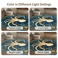 thumbnail image 7 of ODIKA Octopus Koi Vintage Nautical Tentacle Compass Border Cartoon Non-Slip Chair-Friendly for Home Office, Gaming Room, Under Desk, 7 of 7