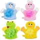thumbnail image 1 of suministros de baño Paquete de 4 guantes de esponja de baño de tela de rizo de dibujos animados, guantes de toalla de marioneta de mano bonita para muñeca, guantes de baño Zhivalor WMZY-802, 1 of 4