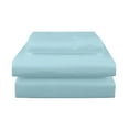 thumbnail image 2 of Everything Comfy Soft Brushed Microfiber Sheet Set, Twin, Sky Blue, 2 of 4