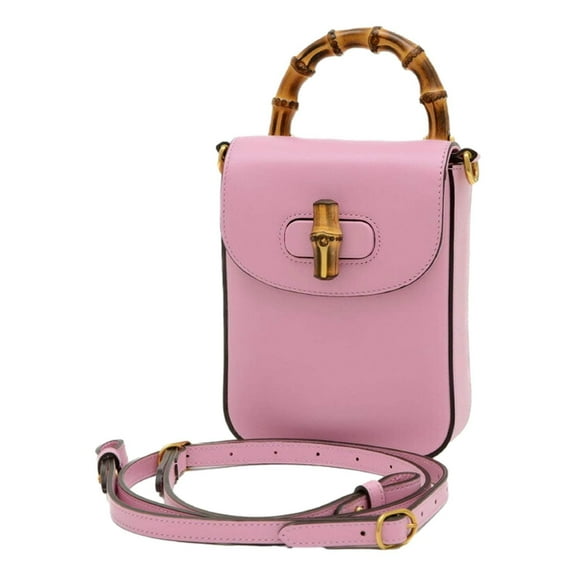 Gucci by Gucci Women's Leather Mini Handbag, Pink