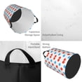 thumbnail image 4 of Fotbe Red Blue Polka Dots Laundry Basket with Handles, Waterproof Large Laundry Hamper, Wash Bag for Corner Dorm, Rolling Laundry Basket with Handles-Small, 4 of 8