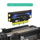 thumbnail image 5 of Tarjeta Vertical PCI-e 8X 3.0 de 90 Grados Invertida Macho A Hembra para Servidor 2U (Dirección de Instalación Hacia la CPU), 5 of 5