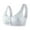 White, variant on JGTDBPO Front Button Bra For Women No Underwire Extra-Elastic High Support Soft Cup Everyday Sleep Bra Push Up Front Snaps Bras Front Closure Plus Size Sports Bras For Women Girls