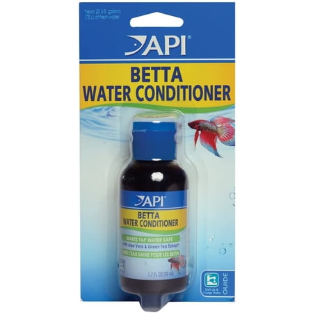 API Betta Water Conditioner Makes Tap Water Safe Freshwater Betta Aquarium 1.7oz