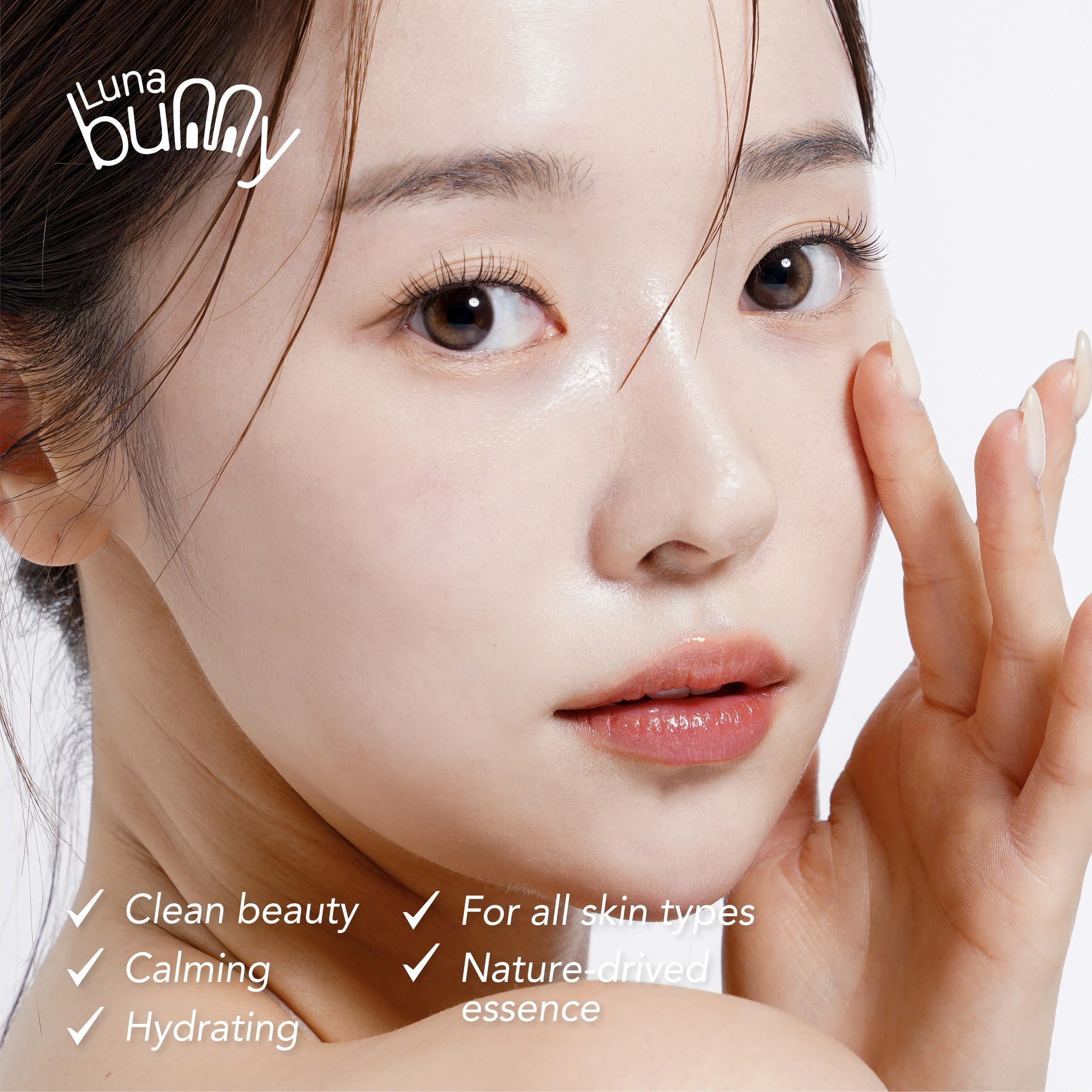 Luna Bunny 36PK Facial Sheet Mask, Korean Skincare Soothing Face Mask for Self Care, Home Spa with Aloe Vera