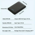 thumbnail image 2 of Shinefuture Heated Power Bank for Scarf& Gloves & Socks, Ultra Slim 5000mAh 2 USB-A  Output, 1 USB-A Input & Output Battery Pack for  Phone , MINI Power Bank , 2Pack, 2 of 11