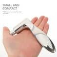 thumbnail image 4 of OULII 1 Set Silver Door Handle for Bedroom Use Universal Installation 4.9X2.2X1.0Inch, 4 of 7