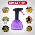 thumbnail image 2 of Pulverizador de aceite Evo Minis sin aerosol para aceites de oliva para cocinar, color morado, 2 of 8
